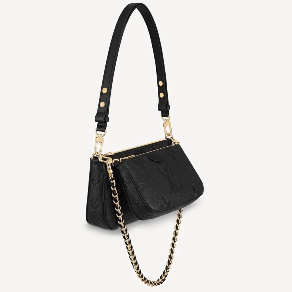 💜💜Louis Vuitton Multi Pochette Accessoires
Empreinte Leather- SMALL Poch…